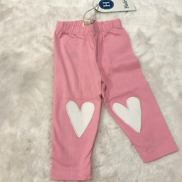 Hatley Other - SALE Hatley Heart Knee Patch Leggings